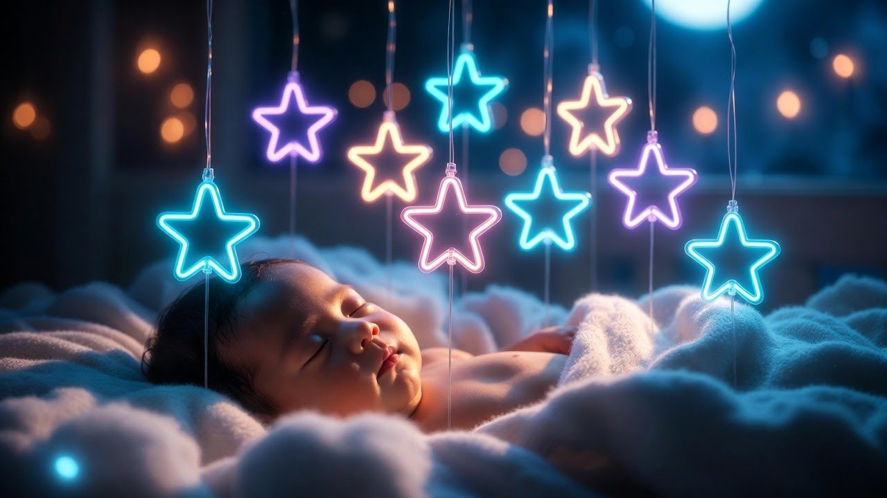 Twinkle Steps Sonata ⭐ Baby Mozart Sleep Music (10 Minutes) | Calming ...