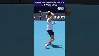 Carlos Alcaraz Forehand Compilation 2026 [Open Side View]