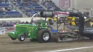 Joe Miller "Smokin Joe" Mod Turbo tractor pull at the Keystone Nationals.