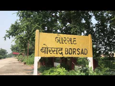 Kathana Passenger Train @ Borsad & kathana ( Shortest Passenger Train  2 coach)