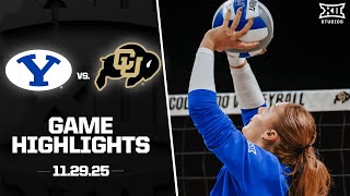 #24 BYU vs. #23 Colorado Highlights (11.29.25) | 2025 Big 12 Volleyball