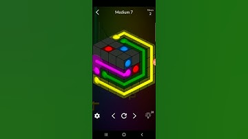 How to solve cube connect (medium level 7)