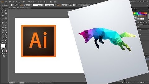 Low Poly Fox (Low Poly Art) ~ Adobe Illustrator CC