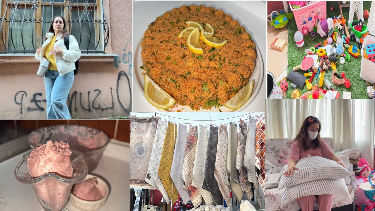 جولة في سوق القماش مع مشترياتي،لميناج ماحبش يكمل طبق الكسر التركي مع بوضة منزلية ناجحة