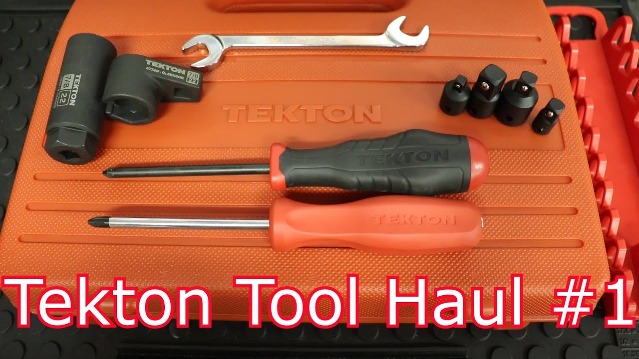 Tekton Tool Haul 1 Impact Socket Set, O2 Sensors, and USA Made Angle Wrenches & Screwdrivers
