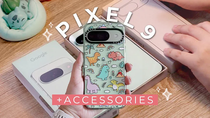Pixel 9 Aesthetic Unboxing Mint color (Wintergreen)🍀+ Accessories