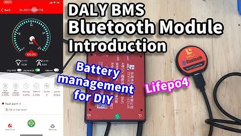 [Lithium battery DIY] DALY BMS Bluetooth module REVIEW  [LIFEPO4 Battery Management System ]