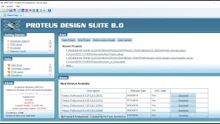 How to create a new project in proteus pcb design software screenshot 2