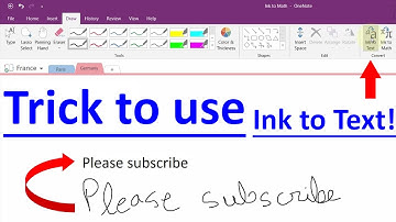Why is ink to text greyed out - OneNote