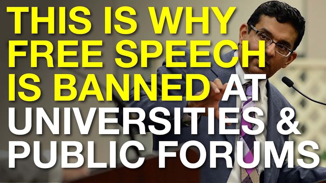 This is why free speech is banned at Universities and public forums