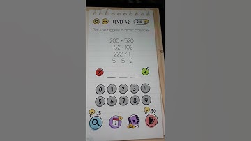 Get the biggest number Possible Level 42  Brain Test #gameplay #gaming #game #braintestgame