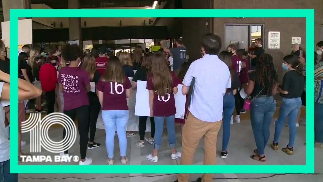 Parents, teachers and students protest proposed Hillsborough County ...