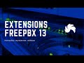 Настройка внутренних номеров (Extensions) FreePBX 13