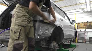 Санта Фе, финиш, результат. Body repair after an accident.