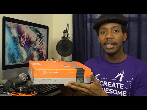 Loot Crate January 2015 Rewind Unboxing - Loot Crate January 2015 Rewind Unboxing