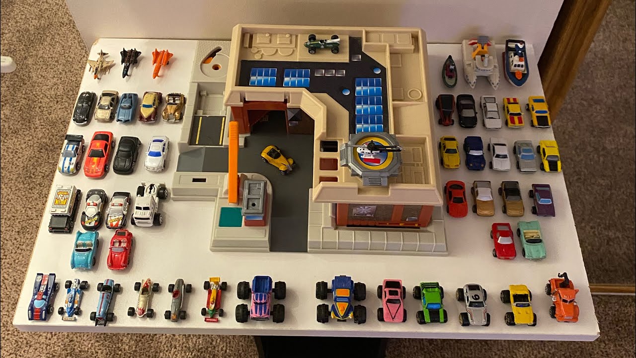 Micro Machine Collection Display Micro Machines collection - Cars, trucks, boats, planes #galoob # ...
