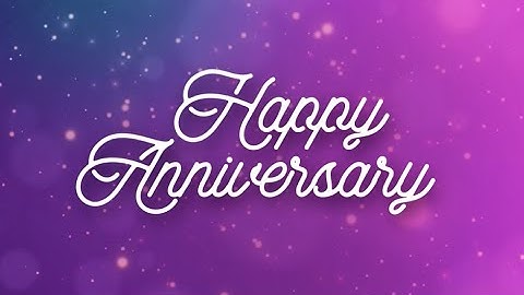 Anniversary animated text with beautiful background (2021) Motion Graphics