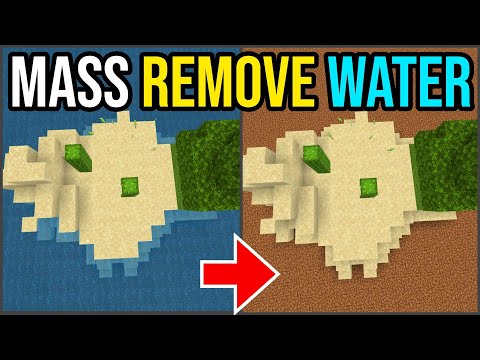 Video: How To Remove All Water In Minecraft