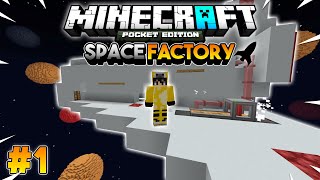 UZAYDA MACERA!! | Minecraft PE SpaceFactory [Modlu MCPE] | #1