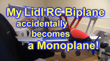My Lidl  Glider RC Conversion Biplane Gets a 2nd Test Flight - How did it go?