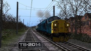 TS2014: Class 37 BR Blue Split & Ploughs