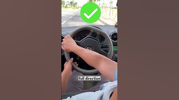 90% of people will not use the steering wheel correctly!#shorts #car #driving #tutorial #tips
