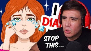 Reacting To  'True' Story Animation Of a Girl That Cries REAL Diamonds (lol)