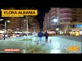 Vlora albania  virtual walking tour  original sounds  no comment  asmr 4kr