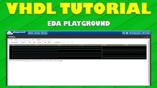 VHDL PROGRAMMING LOGIC DESIGN IN EDA PLAYGROUND screenshot 1