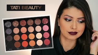 NEW!!! TATI BEAUTY TEXTURED NEUTRALS VOL. 1 PALETTE | REVIEW + LOOK