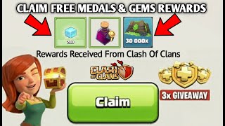 🤩CLAIM FREE Mini Spotlight Ice Cube Medals + Research Portion & Gems In Clash Of Clans!✅ screenshot 1