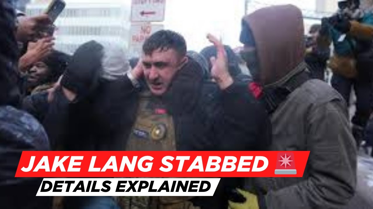 Jake Lang Stabbed at Minneapolis Protest | Viral Video Sparks Outrage