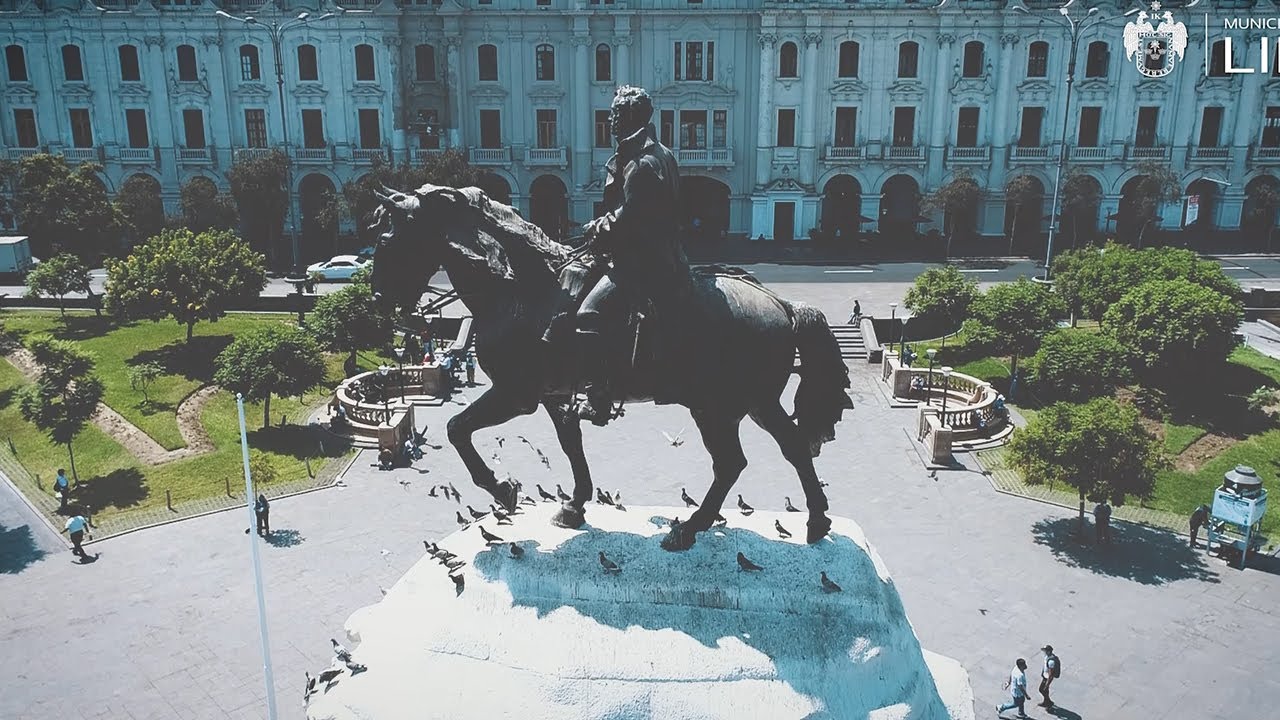 Historia del monumento al general don José de San Martín en Lima ...