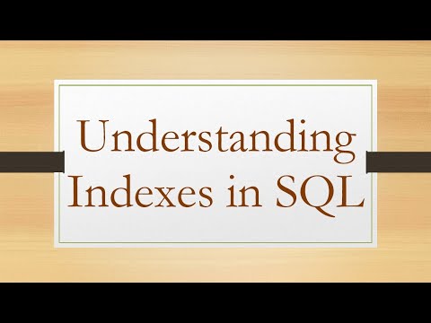 Understanding Indexes in