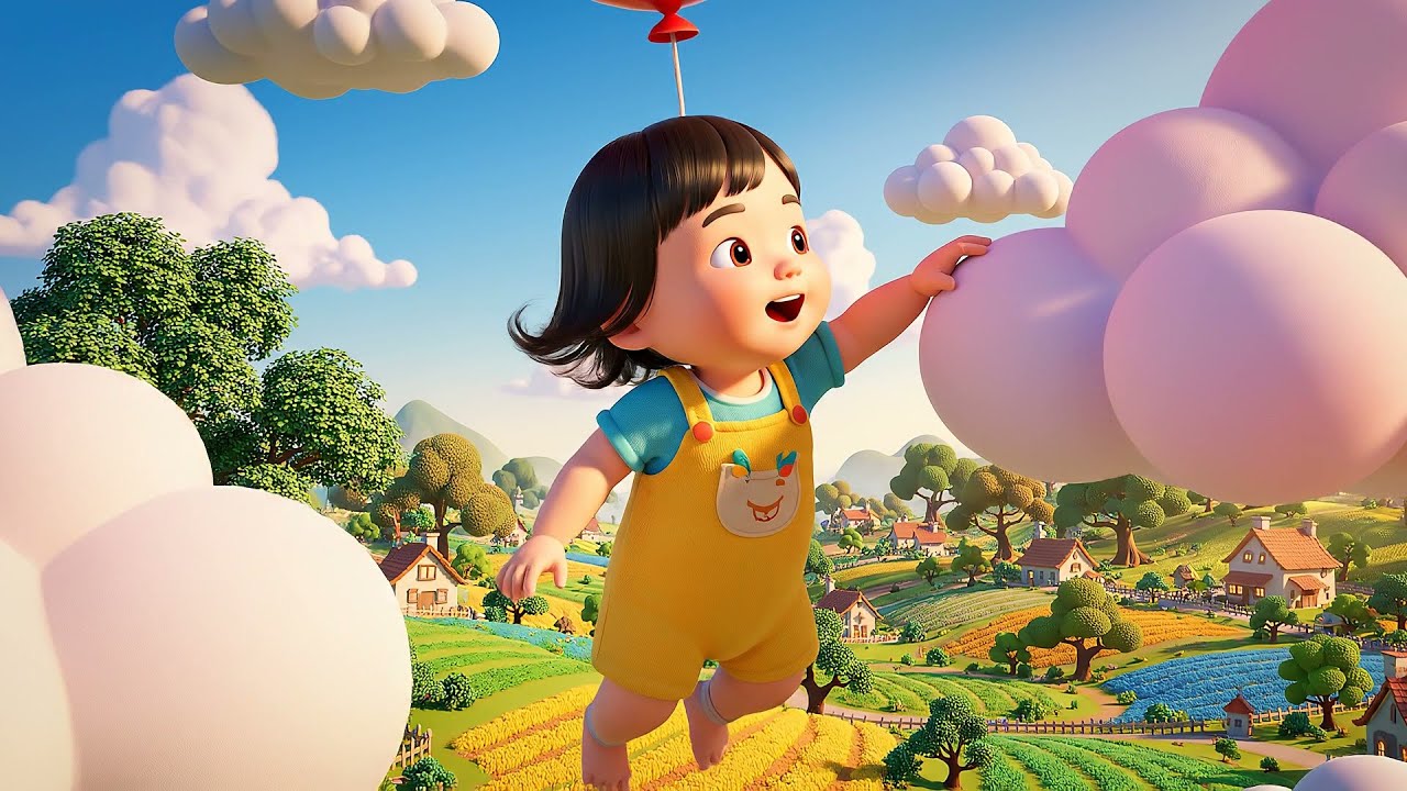 Minions Baby Bob Floated Away on a Balloon | Kids Songs & Nursery Rhymes