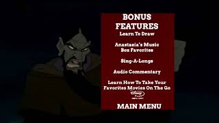 Disney Pixar Anastasia 2010 DVD Menu Walkthrough