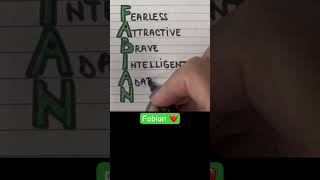 Meaning of the name FABIAN #meaning #name #fabian