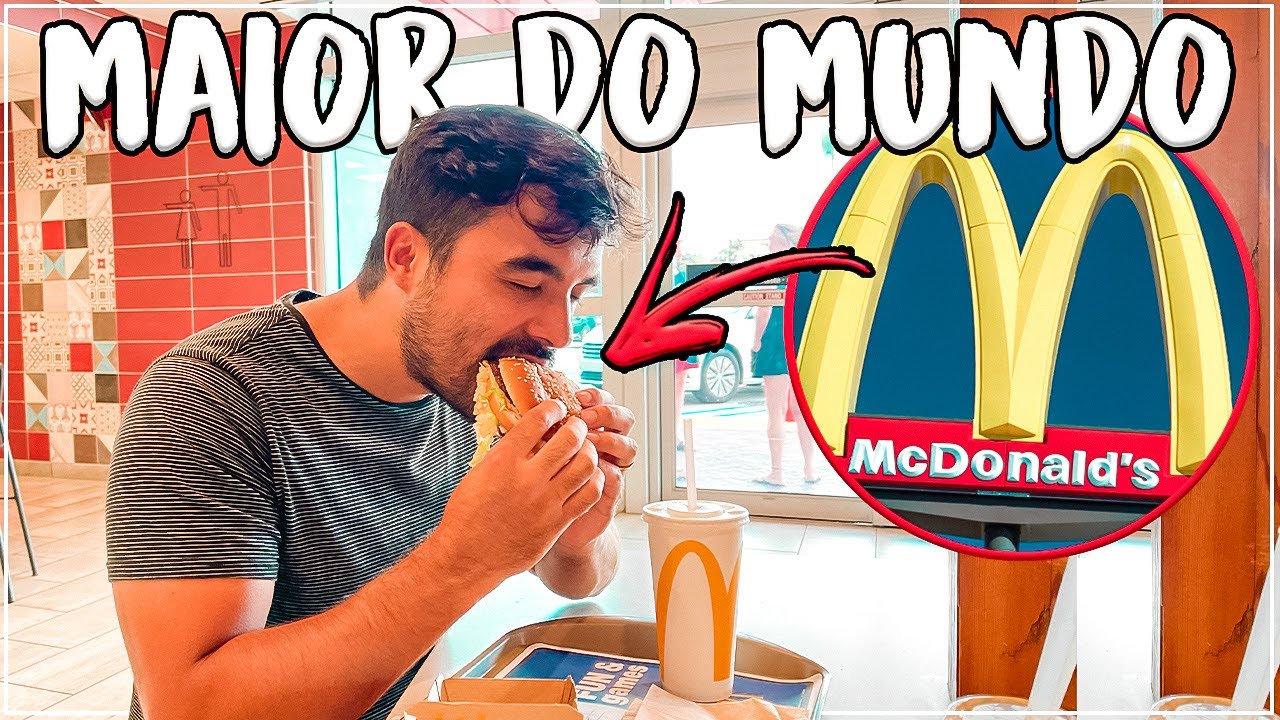 COMO É O MAIOR MCDONALDS DO MUNDO - FAST FOOD NOS ESTADOS UNIDOS