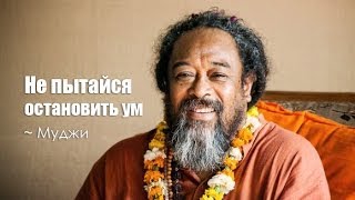 Не пытайся остановить ум ~ Муджи