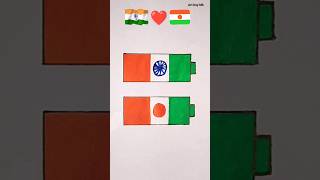 ??+???? Flag Drawing | independence day drawing ️ #shorts #art #viral #trending #india #flag