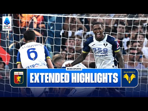 Genoa vs. Hellas Verona: Extended Highlights | Serie A | CBS Sports Golazo