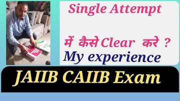 How to clear #JAIIB #CAIIB in single Attempt #exservicemanbanker #bankjobs  #Increament #awareness