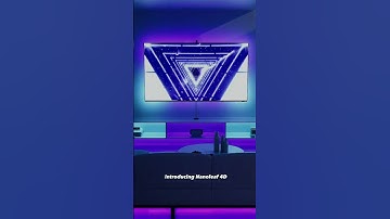 The NEW Nanoleaf 4D Light-strips are SO COOL🤯🔥✨ #nanoleaf #smartlights #rgblights #tech