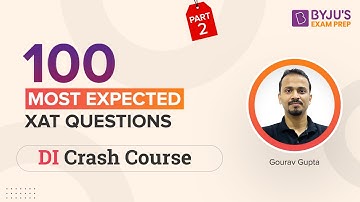 100 Most Expected XAT DI Questions | XAT 2023 Preparation | XAT Data Interpretation | Part 2#xatexam