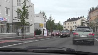 Sightseeingdrive in Lieksa city, Finland