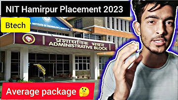 NIT Hamirpur Placement 2023 Batch || Average package 🤔