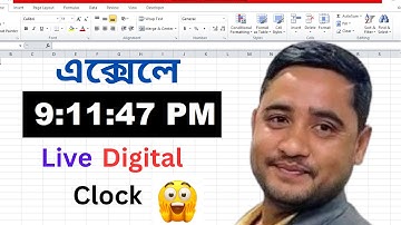 How to Create a Live Digital Clock in Microsoft Excel
