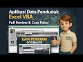 Aplikasi Data Penduduk Excel VBA | Full Review & Cara Pakai
