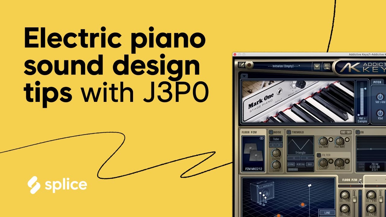 Electric piano sound design tips with J3P0 Addictive Keys Mark One YouTube