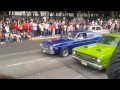 Desfile de autos clasicos en la CDMX